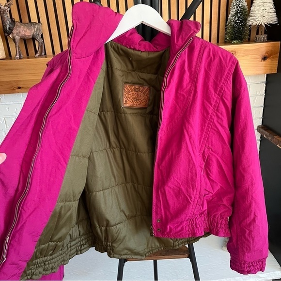 Women's Vintage Bogner Down Ski Jacket Magenta Size 10 - Excellent Condition - Picture 10 of 14